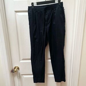 Beauty & Youth Toray navy blue straight leg Pants B&Y United